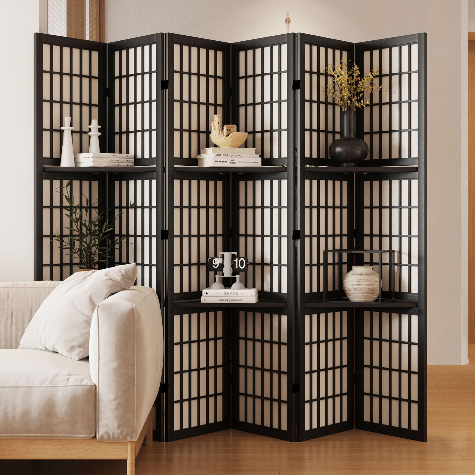 Shoji Screen Divider - Divisor de Habitaciones, Biombo Plegable de