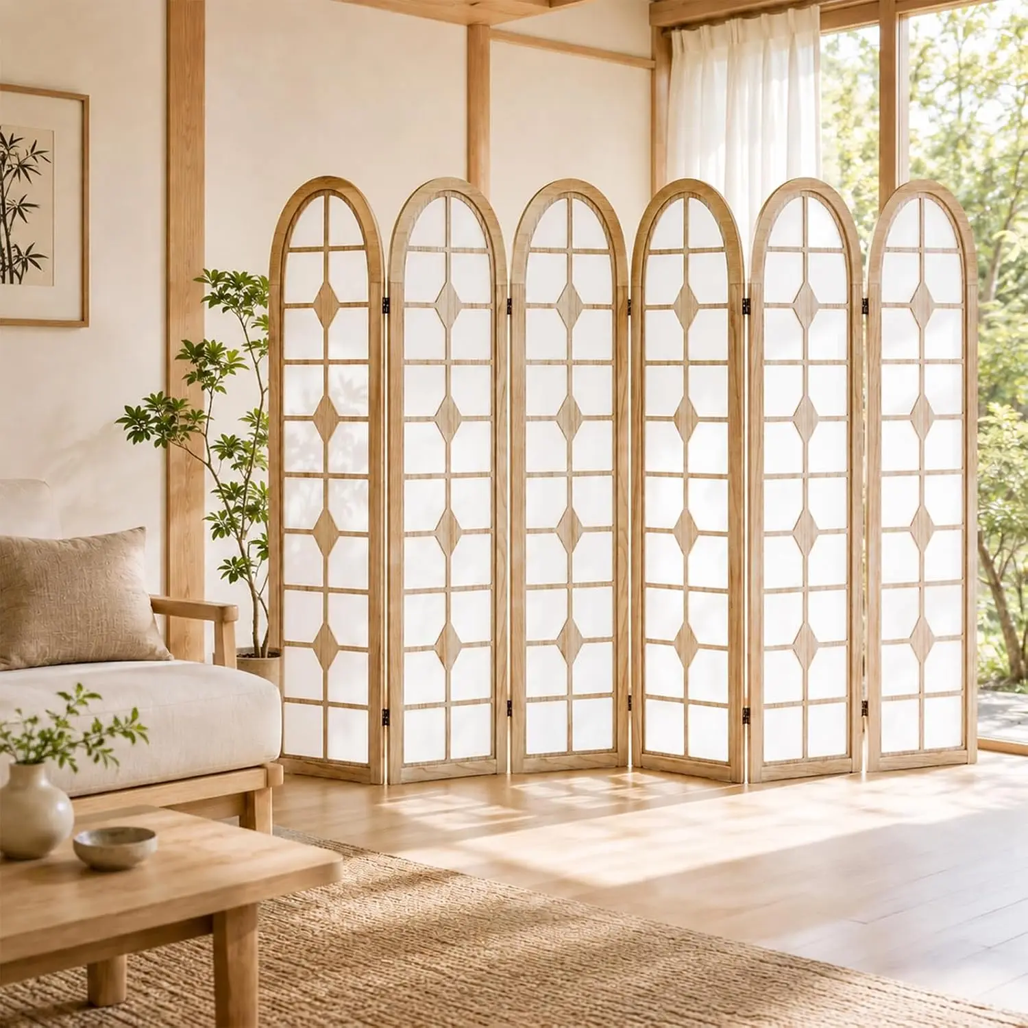 Shoji Screen Divider - Divisor de Habitaciones Shoji de 6